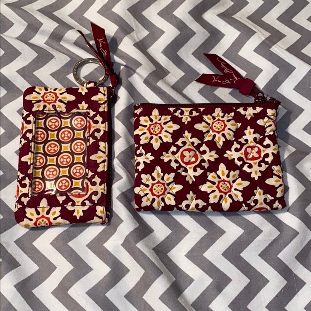 Vera Bradley ID holder and coin purse.